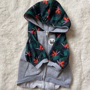 Tropical Print DOG Hoodie 🐾